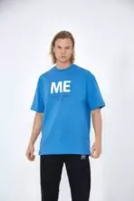 Dual Identity, Blue Fusion — T-shirt Oversize
